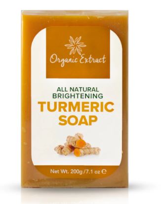 ORGANIC EXTRACT Turmeric Soap 200g, Sareya Beauty Supply, Calgary AB Canada